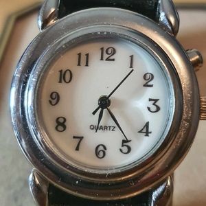🦋10/$20🦋 Silver/White Nylon Women's Watch w/Indiglo Backlight